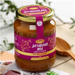 Мёд алтайский гречишный, натуральный цветочный, 1000 г