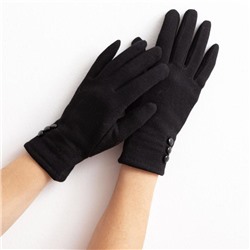 Перчатки женские "Леди", размер 19, цвет чёрный