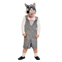 Карнавальный костюм «Волчонок», плюш, рост 92-122 см